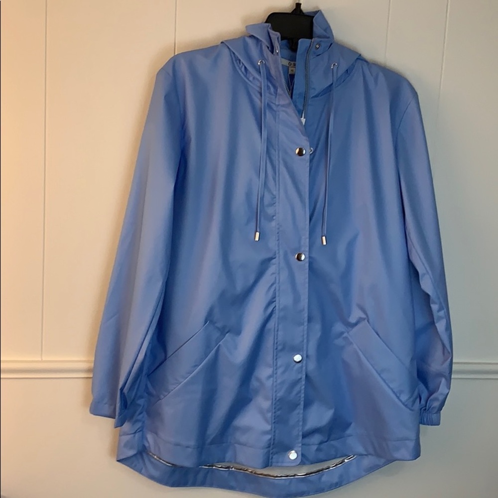 Ost Perwinkle Rain Coat 🌧